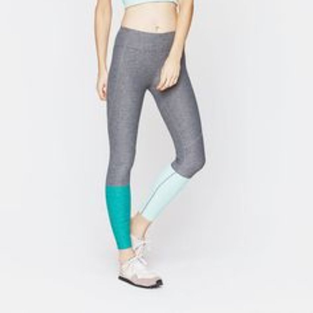 OV Dipped Warmup Legging - Grphte/Sprmnt/Pstchio S
